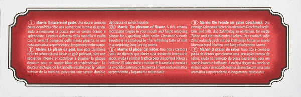 Marvis Cinnamon Mint Toothpaste