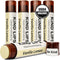 Kind Lips Vanilla Lemon Lip Balm 5-Pack - USDA Organic, Natural Chapstick Alternative for Dry Lips, Gluten-Free