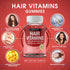 Gummies Gummy 5000mcg 60 Gummies Hair Vitamins Supplement Faster Hair Growth Biotin, Folic Acid, Vitamin C & E, Support