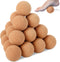 Seenelling 20 Pcs Cork Massage Ball 2.5 Inch Solid Hard Myofascial Release Yoga