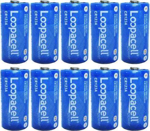 CR123A 123 3V Lithium 10 Batteries