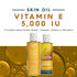 JASON Vitamin E 5,000 IU Moisturizing Body Oil for Hair, Face, and Body, 4 Fluid Ounces