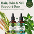 Horsetail Horsetail 84-Day HERBAMAMA Herb Extract Drops - Vegan Hair, Nail & Skin Care with Leaves Tincture - Non-GMO
