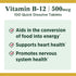 Nature's Bounty Vitamin B12, 500mcg, 100 Quick Dissolve Tablets for Energy Metabolism and Nervous System Health
