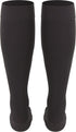 Truform 20-30 mmHg Compression Stockings for Men and Women, Knee High Length, Open Toe, Charcoal, Large