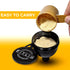 Small & Large 2-Pack Portable Protein Supplement Funnels, Easy & Mess Free Container for Pre-Workout, BCAA's, Protein