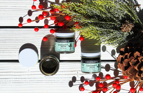Legend's Creek Farm Herbal Salve - 1Oz Healing Ointment with 20% Ichthammol Drawing Salve