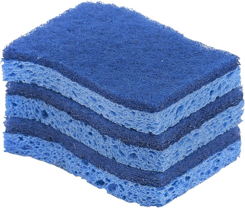 Kitchen Sponges for Washing Dishes, Non-Scratch Cellulose Dish Scrub Sponges, Pack of 24 by Superio