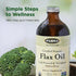 Omega-3 Omega-6 32 oz. Flora - Flax Oil - Cold-Pressed, Unrefined, Organic Flax Seed Oil - Contains & - Non-GMO