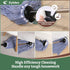 Eyliden String Mop with 2 Reusable Heads, Non-Touch Replacement Mops for Floor Cleaning
