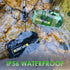 2 Pack Waterproof Lighter, Outdoor Windproof Dual Arc Butane Electric USB Rechargeable Flameless Plasma Lighter