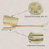 Natural Exfoliating Loofah Luffa Back Sponge Scrubber Brush with Long Wooden Handle, Body Shower Bath Spa, Pack of 1