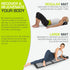 Set ProsourceFit Acupressure Mat and Pillow for Back/Neck Pain Relief and Muscle Relaxation