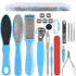 Professional Pedicure Tools Kit | 20 in 1 Stainless Steel Foot Supplies Set | Callus Dead Skin Remover for Home or Salon