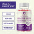 Magnesium Citrate Gummies, 600mg High Absorption for Calm, Relaxation & Digestion, Vegan, Raspberry Flavor, 60 Count