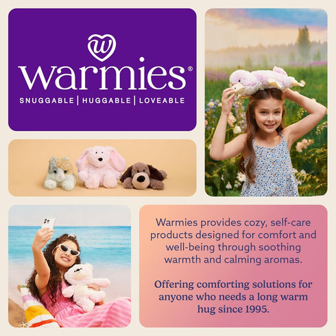 warmies Junior Microwavable & Weighted Stuffed Animals, Giraffe - Heated Stuffed Animal Plushie for Warmth & Comfort