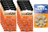 Size 13 PR48 Hearing Aid Batteries - 1.45V Orange Tab (60 Batteries) + Bonus Varta 8 Pack