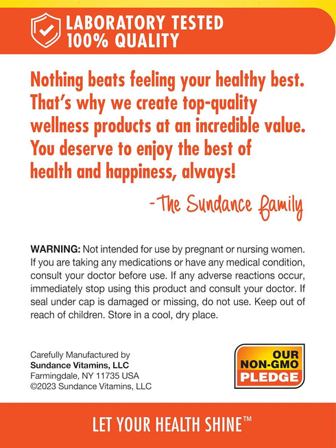 Sundance Ceylon Cinnamon Capsules 2500mg | 60 Pills | Vegetarian, Non-GMO, Gluten Free with Chromium