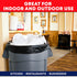 Veska 33 100 30 32 35 Gallon Trash Bags, (Huge Bags w/Ties) Large Black Garbage Bags Gallon, Gallon, Gallon Trash Can