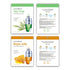 10 Pcs Combo Vital Ampoule Sheet Mask, Korean Facial Skincare Sheet for Moisturization, Wrinkle Care, Brightening