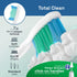 Brushmo Total Clean Replacement Toothbrush Heads, 8 Standard Soft Dupont Bristles for Philips Sonicare Electric