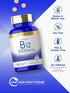 Carlyle Vitamin B-12, 3000mcg, 180 Tablets for Adults, Vegetarian, Non-GMO, Gluten Free Supplement