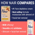NAIR Prep & Smooth Face, Exfoliating Facial Hair Removal Cream for Women, Sensitive with Collagen for Skincare