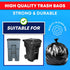 Veska 95-96 (ValuePack 25 100 90 95 96 Gallon Trash Bags Heavy Duty, Bags w/Ties) Gallon Extra Large Trash Bags