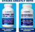 Phosphatidylserine & Bacopa Monnieri Supplement - 300mg, 120 Capsules, Memory Support, No Fillers