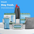 Litepak Shoe Deodorizer and Odor Eliminator: Activated Charcoal Absorber for Shoes, Gym Bags, Natural Bamboo Freshener