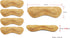 Premium Leather Heel Grips, Liner Cushions Inserts for Shoes Too Big, Khaki, 3 Pairs (0.35 inch Thicker)