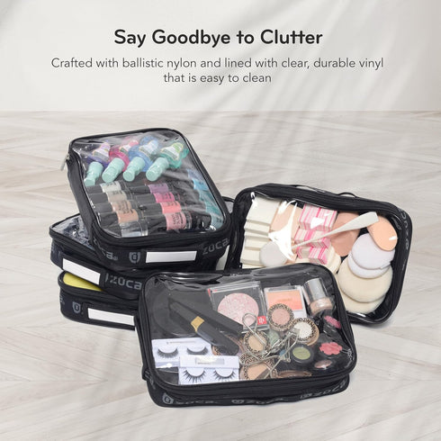 ZUCA Pro & Sport Bag Accessory: Large Artist Utility Makeup Pouch for Travel & Professional Use