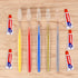 30 Pack Disposable Toothbrushes with Toothpaste, 5 Colors