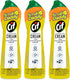 Scrub Daddy Cif Cream All Purpose Cleaner, Lemon, Multi Surface Household Cleaning Cream, 3 Pack (16.9 Oz Each)