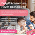 Kind Nature High Potassium Supplement 500mg, Chewable Gummies for Adults & Kids, Vegan, 60 Gummies