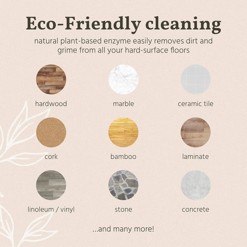 Naturally It's Clean Floor Cleaner, Makes 24 Gallons, pH Neutral, Biodegradable, Kids & Pets Safe