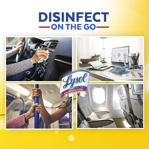 Handi-Pack Country (Pack 4 320ct Lysol Disinfecting Wipes, Brighter Horizon, Scent, of - Total)