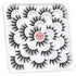 Veleasha 10 Pairs Natural Fluffy False Eyelashes - Soft Wispy 3D Faux Mink Lashes Pack (V07)