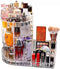 Large Capacity Rotating Acrylic 360 Degree Makeup Organizer - 5 Layers Adjustable Cosmetic Storage Stand