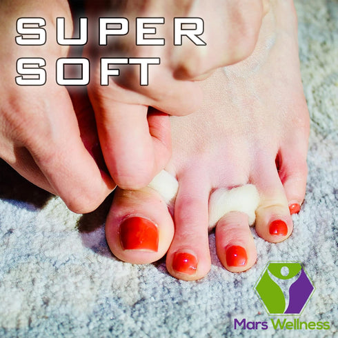 Lambs Wool for Feet, Super Soft Cushioning and Toe Separator, 3/8 oz, 2 Pack for Hiking, Dance, Walking