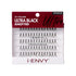 iEnvy KISS Ultra Black Individual Lashes - Ultimate Volume, 70 Long False Lashes