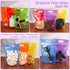 Sinload 120 (Clear,4.7 7.9 Inch) Pcs Plastic Gift Bag Bulk Resealable Party Goodie Bag with Clear Window Color Favor