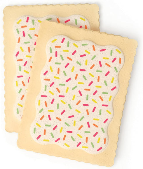 Genuine Fred SLOP TARTS, Set of 4, Compressed Kitchen Sponges, Expands when wet, Clever and quirky kitchen accessory by Genuine Fred