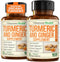 Turmeric Curcumin Supplement with Ginger Root, Joint Support, 95% Curcuminoids, 2 Pack for Max Absorption