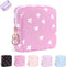 Period Bag for Teen Girls, Canvas Sanitary Napkin Storage Bag with Zipper,