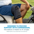 OrthoSleeve Compression Knee Brace, Knee Sleeve for ACL, MCL, Injury Recovery, Meniscus Tear, Pain, Aching Knees