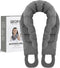 Microwavable Heating Pad for Neck and Shoulders - 33 * 6" Extra Long Weighted Moist Heat Pack for Pain Relief