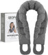 Microwavable Heating Pad for Neck and Shoulders - 33 * 6" Extra Long Weighted Moist Heat Pack for Pain Relief