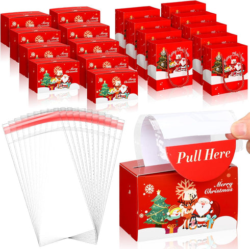 Resholder 9 Pack Christmas Money Box for Cash Gift Pull Surprise Money Holder