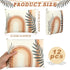 Kajaia 12 Pcs Boho Rainbow Cosmetic Bags Bulk Inspiration Canvas Makeup Bag Boho Party Favors Sunshine Makeup Pouch Quotes Printed Cosmetic Pouch Zipper Travel Preppy Purse for Woman Adult(Boho)